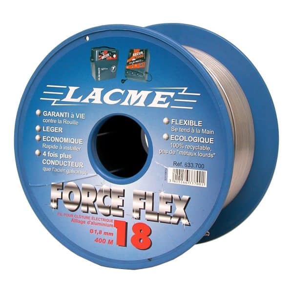 Lacme Forceflex 18 villanypásztor aluminium huzal