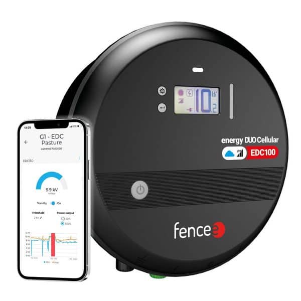 Fencee Smart cellular DUO EDC100 Okos Villanypásztor Készülék 10J GPS, LTE, e-SIM, Bluetooth, ingyenes alkalmazás örökre (1)