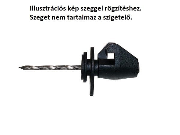 Csavarozható, szegelhető villanypásztor vezeték, huzaltartó Szigetelő 1db (1)